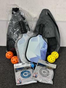 (2) LJA Prime Pickleball Paddle Sets