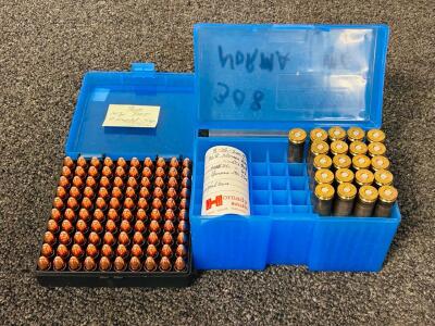(100) Rnds Of 9mm Luger 147 Gr. TMJ and (21) Rnds Of 308 Norma