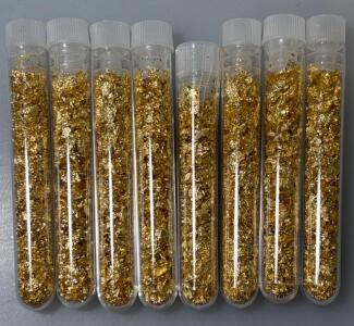 (8) Bottles Of Gold Flakes/Leaf
