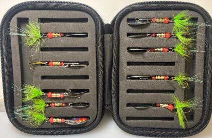 (10) Mepps Black Fury Inline Spinner Fishing Lures