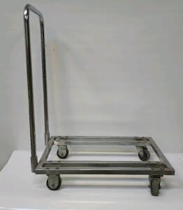 Metal Cart With Removable Handle Base = 26" x 19"
