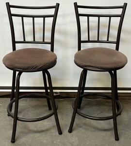 (2) Swivel Kitchen Barstools
