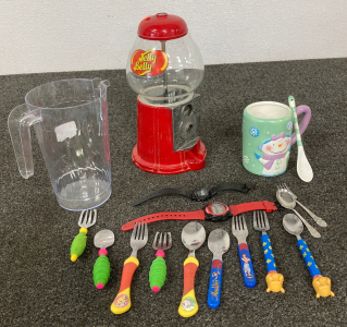 Kitchenware, Watches, & Jelly Bean Dispenser