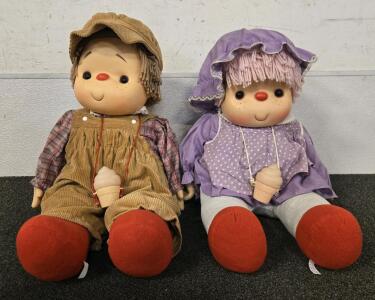 (2) Vintage 1980s "Ice Cream" Dolls