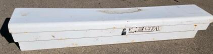 Delta Truck Tool Box, White, Aluminum, Crossover Model