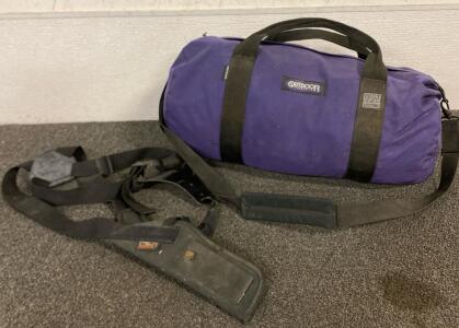 Blaze Orange Hunting Insulated Coveralls And Jacket Size 2XL And Pistol Shoulder Holster