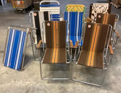 Pallet Of 10 Collapsible Lawn Chairs