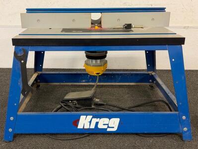 Kreg PRS2100 Router Table with Dewalt DWP611 Router, Adjustable Fence