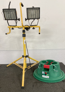 Portable Work Light & Christmas Tree Stand