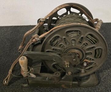 World War II German Wehrmacht Signalman's Backpack Cable Layer
