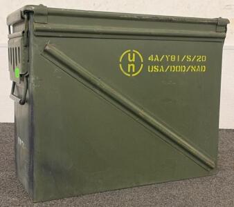 Military Ammunition Box, Olive Drab Green, UN0339 Markings, USA