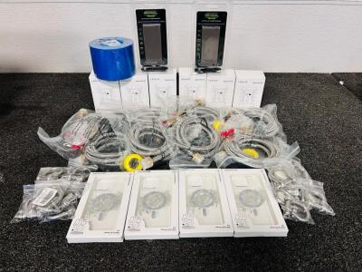 Mixed Lot: iPhone Cases, OMNIAN USB Outlets, Hoses, Shackles, Lithium Cartridges