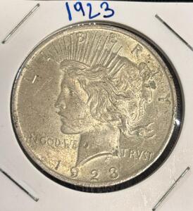1923 Liberty Peace Silver Dollar Coin
