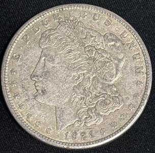 1921-S Morgan One Dollar Coin