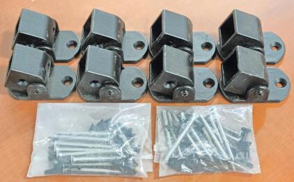(2) Sets Cinch Heavy Duty Level Angle Bracket Kits [Set of 4pcs]