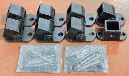 (7) Cinch Heavy Duty Level Angle Brackets & (1) Level Bracket
