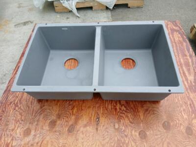 Blanco SILGRANIT Undermount Double Bowl Sink, Model PRECIS U 2 516 S