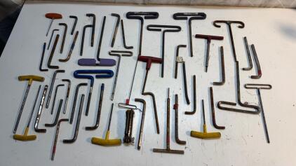 Approx(25+) Assorted Hex Keys