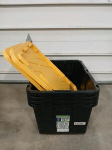 (4) Greenmade Professional Grade Storage Containers, 27 Gallon