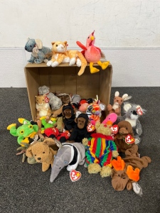 Box of Assorted Beanie Babies