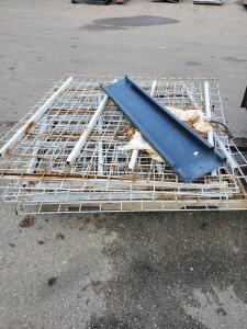 Pallet of Metal Racking