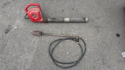 Toro 450 TX Power Air Rake Electric Leaf Blower, High & Low Airflow Settings