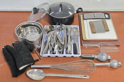 Assorted Commercial Kitchen Utensils