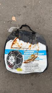 Alpine Super Sport Diamond Tire Chains, Peerless, Passenger & Light Truck