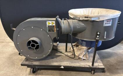 Central Machinery Dust Collector, 2 HP, 70 Gallons, 120VAC, Serial 61700 -Tested