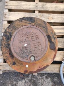 Tyler Pipe Water Meter Cover, Cast Iron, 24" Diameter