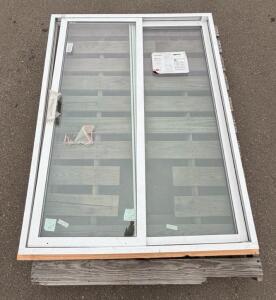 Milgard 2610 Trinsic Sliding Glass Patio Door, 72.75"x80.875", Serial #3483568