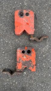 (2) Case Tractor Rim Clamp/ Support Bracket