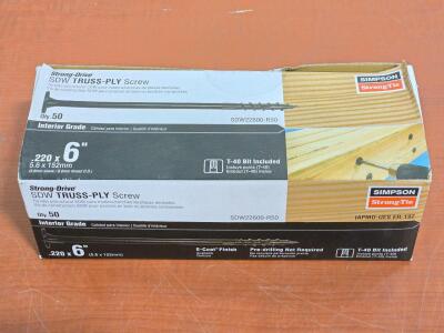 Simpson Strong-Tie SDW22600-R50 Truss-Ply 6" Screws (50ct)