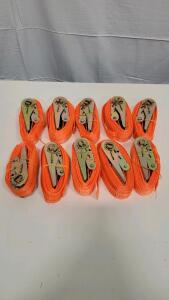 (10) Orange Straps