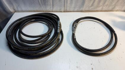 (2) 4&rsquo; Tough Cover 451TC-6 High-Pressure Hydraulic Hose (4) 8&rsquo; Tough Cover 451TC-6 High-Pressure Hydraulic Hose
