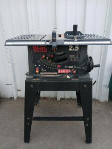 Craftsman 137.218010 10-Inch Table Saw, 2.5 HP Motor