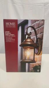 Home Decorators Collection Large Exterior Wall Lantern, Model 211 771, Bronze