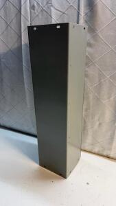 HOFFMAN Straight Section Wireway: 6 in Wd, 6 in Ht, 24 in Lg, 14 ga Gauge, 1, Screw-On Cover, Steel