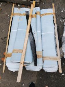 Light Blue/Grey Asphalt Roofing Shingles, Approx. 33.3 sq ft Coverage, 70 lbs