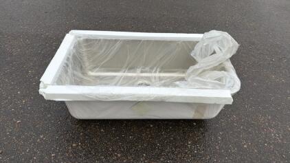 Stainless Steel White Undermount Kitchen Sink -30&rdquo;x18&rdquo;x9&rdquo;