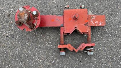 Tractor 3-Point Hitch Attachment, Red, Metal, Category I