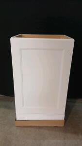 Glacier Bay 18" Single Sink White Bath Vanity PPSOFWHT18 -18"x16"x34"