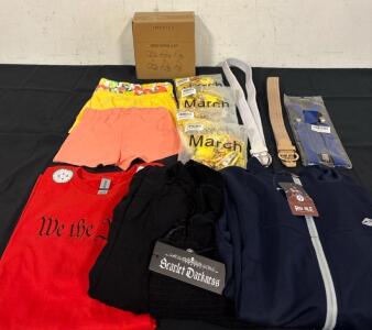 Clothing Lot Sizes XS-XL Shorts Shirts Track Suit And More