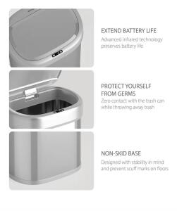 Motion Sensor Trash Can 21 Gallon