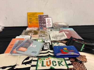 Craft Lot Stickers Art Paper Stencils Iron On Transfers And More