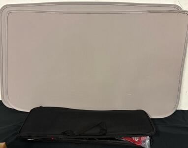 (1) 5 Piece Stainless Steel Automotove Tool Set And (2) Sunroof Shades