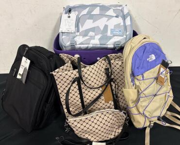 Bag And Purse Lot Including Steve Madden And Northface
