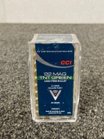 (50) rnd CCI .22 Mag TNT Green 30 Gr Ammo