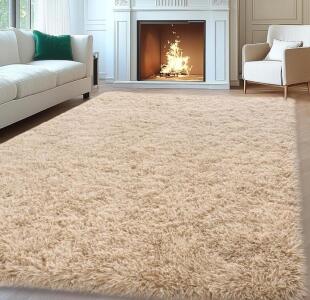 8x10 Area Rug Beige