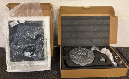 Lighted Vanity Desk Mirror And Shower Combo With 8&rdquo; Head With 5 Function Handshower